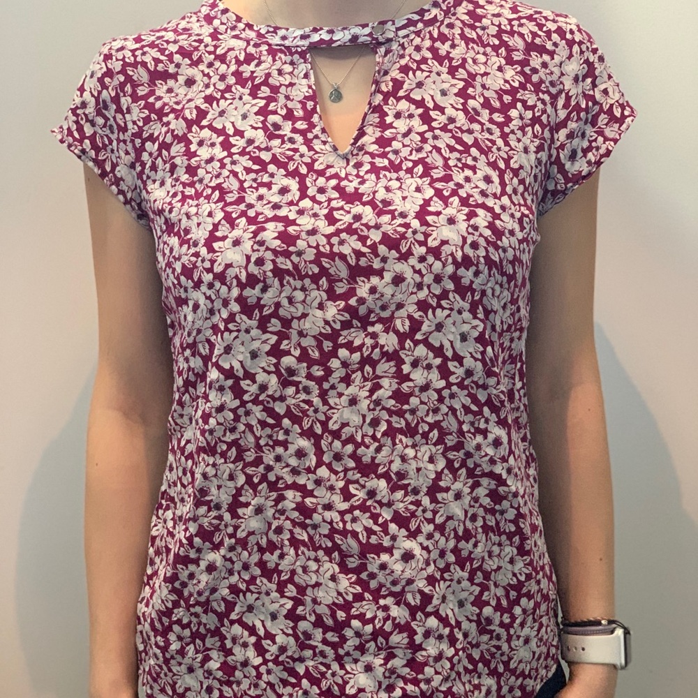 Banana Republic Floral Blouse